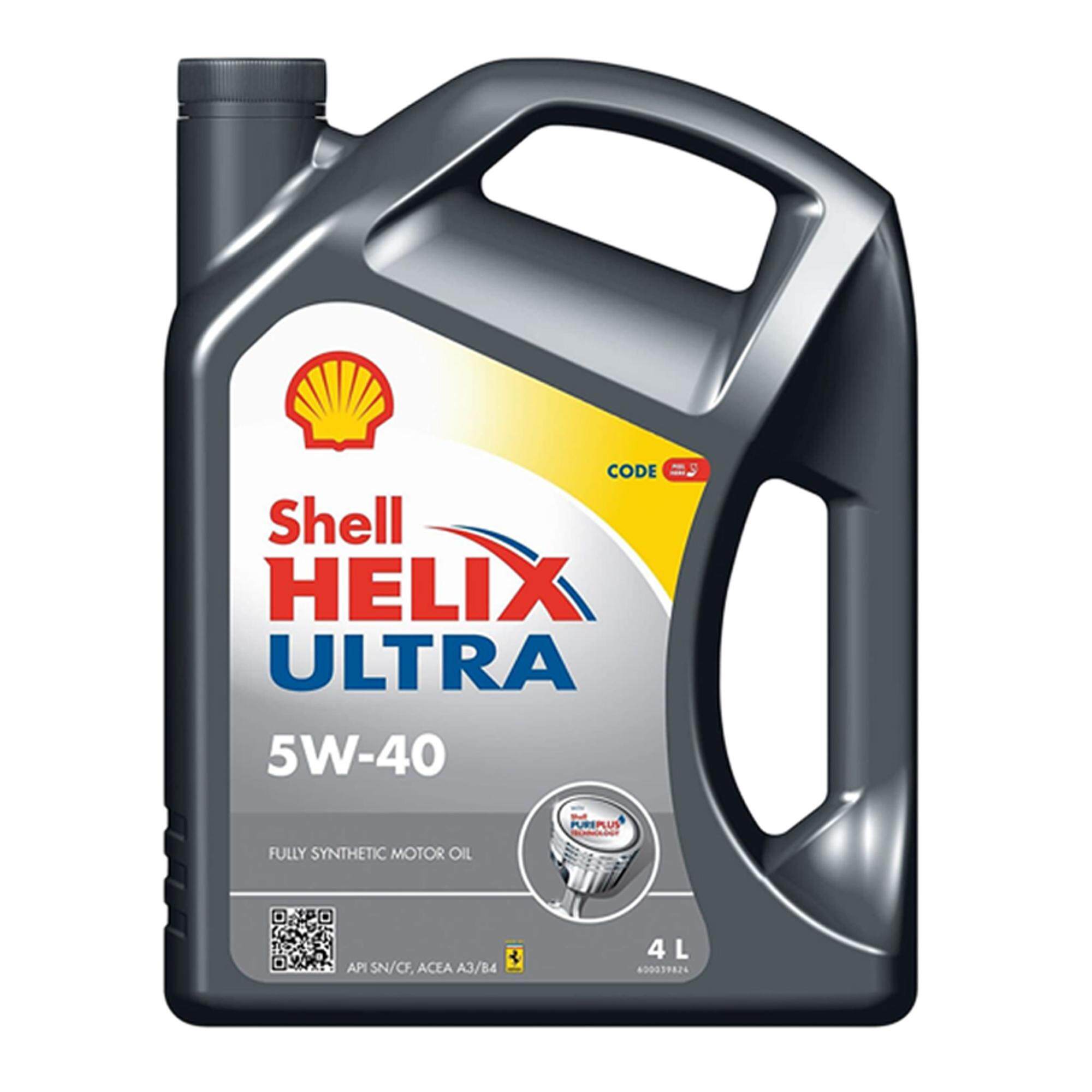 Shell HELIX ULTRA 5W-40 Fully Synthetic Engine Oil 4 Liters
