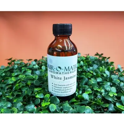 (NEW) WHITE JASMINE 100ML-AIR-O-MATIC AROMATHERAPY ESSENTIAL OIL FOR AIR PURIFIER/HUMIDIFIER/DIFFUSER/BURNER (WATER SOLUBLE)