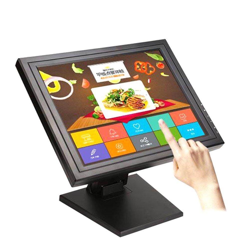 Ubest 17 Inch LED POS TFT LCD TouchScreen Monitor 1024X768 for Retail Restaurant Bar black AU plug - intl