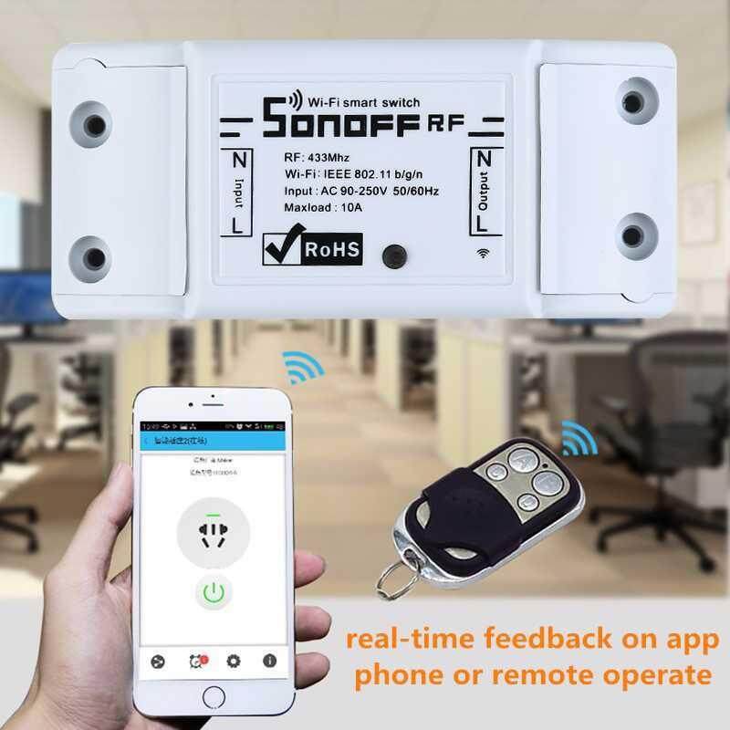 Mini WiFi Smart 433Mhz Switch Module Socket for Home Applicance For Sonoff RF