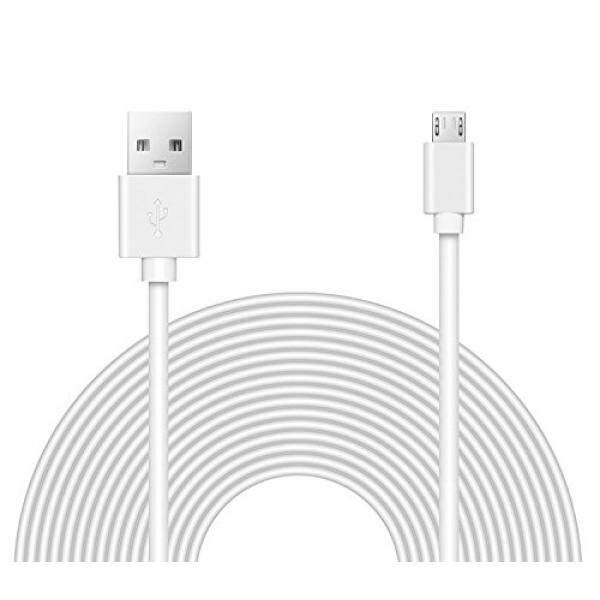 OMNIHIL Replacement 2-Port Car Charger with (32FT) 2.0 High Speed USB Cable for Cygolite Hotshot Micro 30 USB (2W) - WHITE - intl