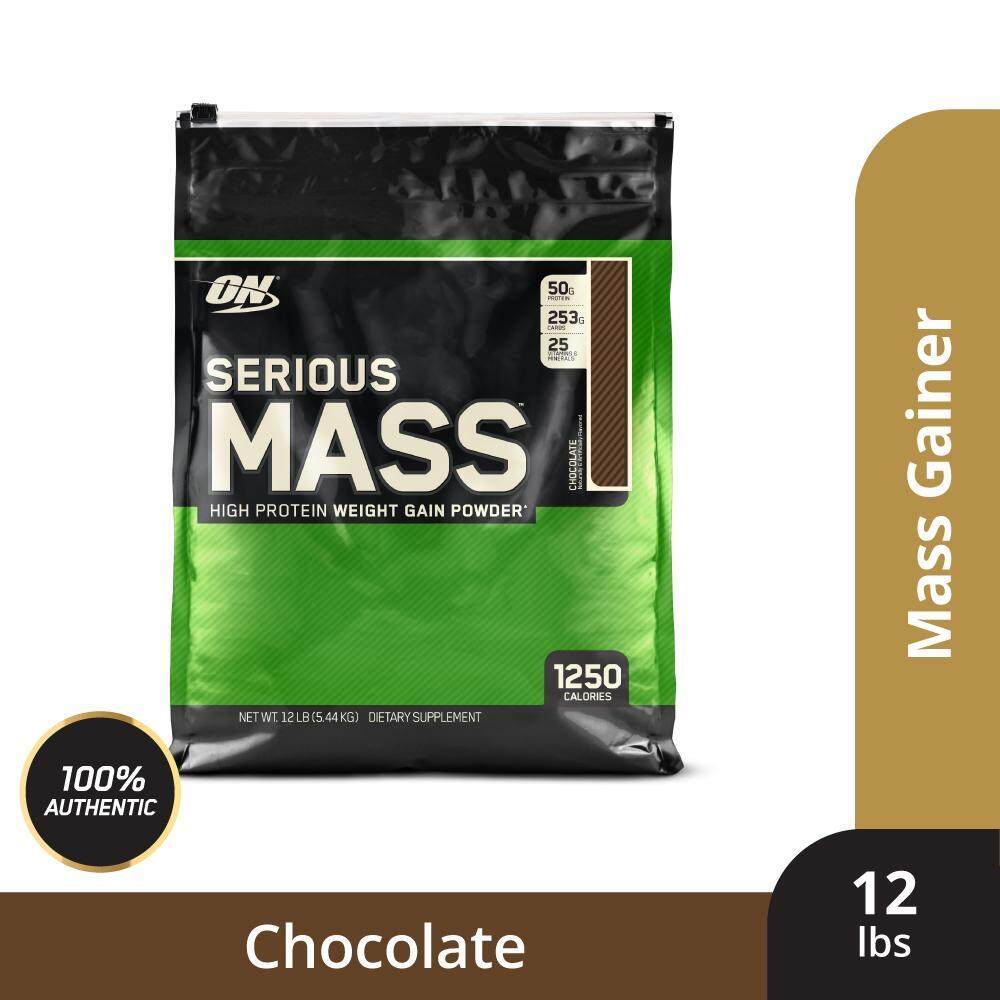Optimum Nutrition Serious Mass 12 lbs - Chocolate