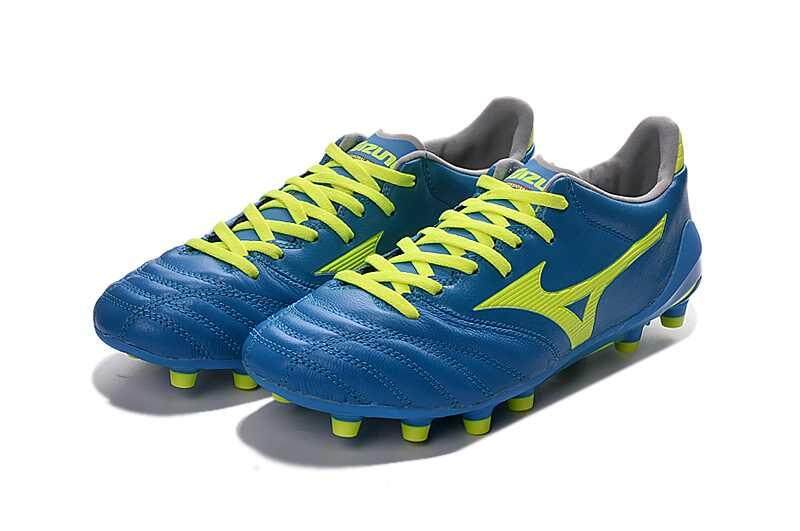 Football Mizuno Morelia Neo KL MD FG Football Shoes Men's Mizuno NEO II FG Soccer Cleats Green/Yellow - intl