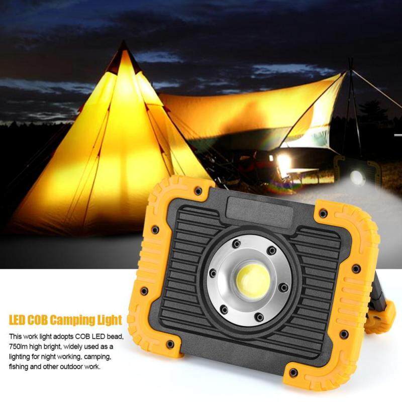 Bảng giá 10W 750lm LED COB Floodlight USB Rechargeable Work Camping Light Charging for Smartphone - intl