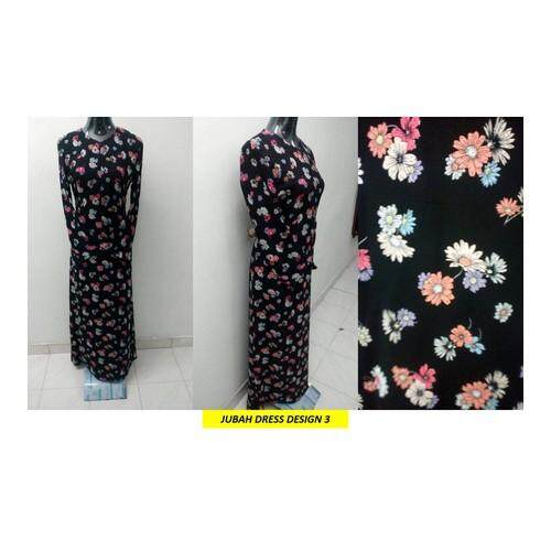 [Pre-Order] Muslimah Wear- Modern Jubah Princess Dress Collection 108A JD Design 3 (Floral) (ETA: 2023-05-31)