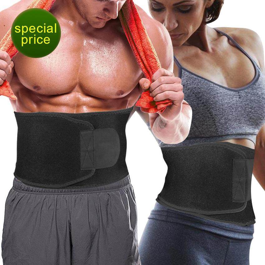 SCR Waist Trimmer Belt Sweat Band for Slimmer Weight Loss Belly Fat Burning Stomach Slimming Sauna Strengthen Tummy Abs During Exercising Workout (Ready stock,Special price)