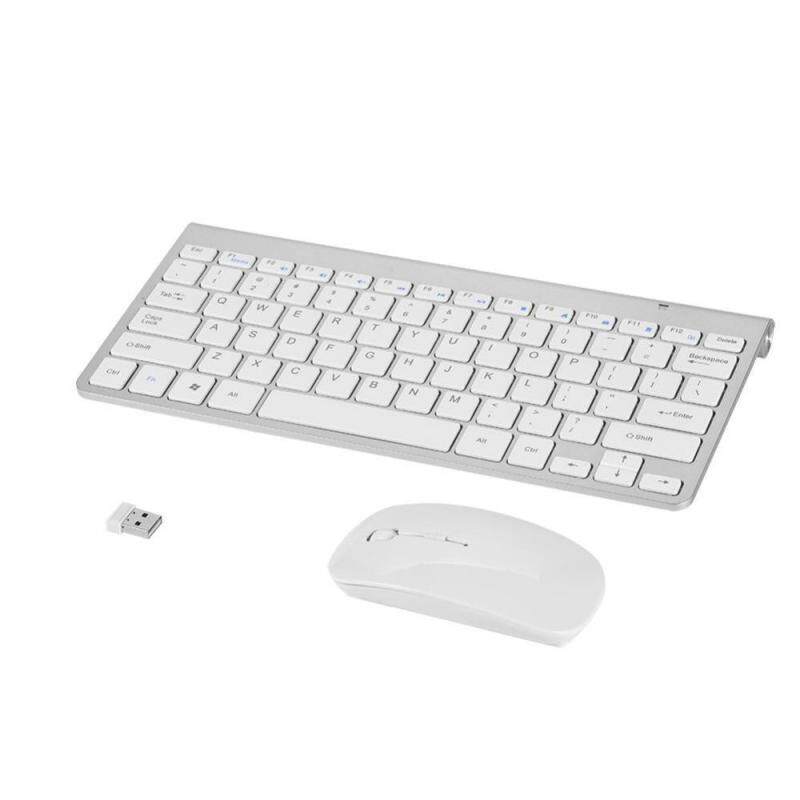 Slim Waterproof 2.4GHz Wireless Keyboard and Mouse Kit for Desktop Laptop - intl