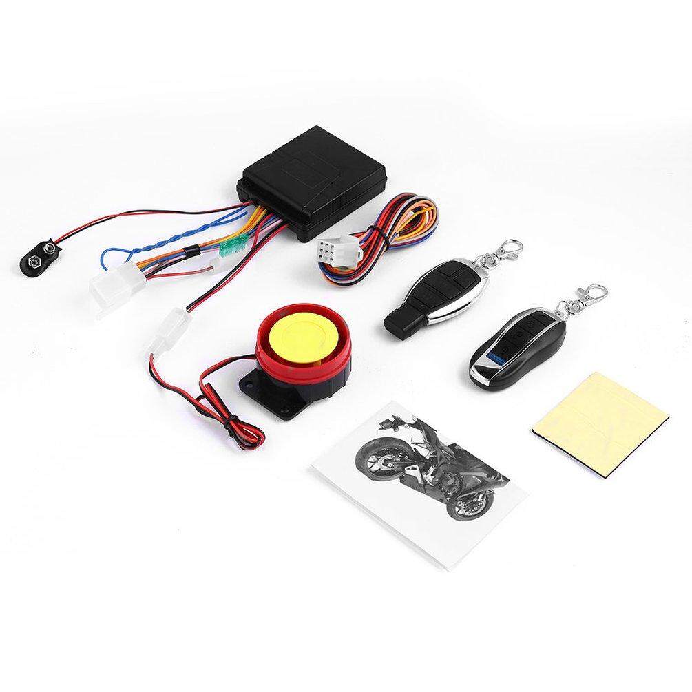 ELEC Scooter Alarm System Motor Lock Safety 2 Remote Control Anti-Theft Moped