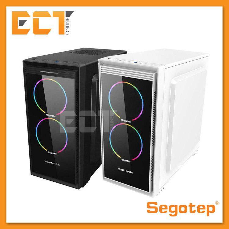 Segotep HALO 6 mATX Mini Gaming Casing / Chasis - Black Malaysia