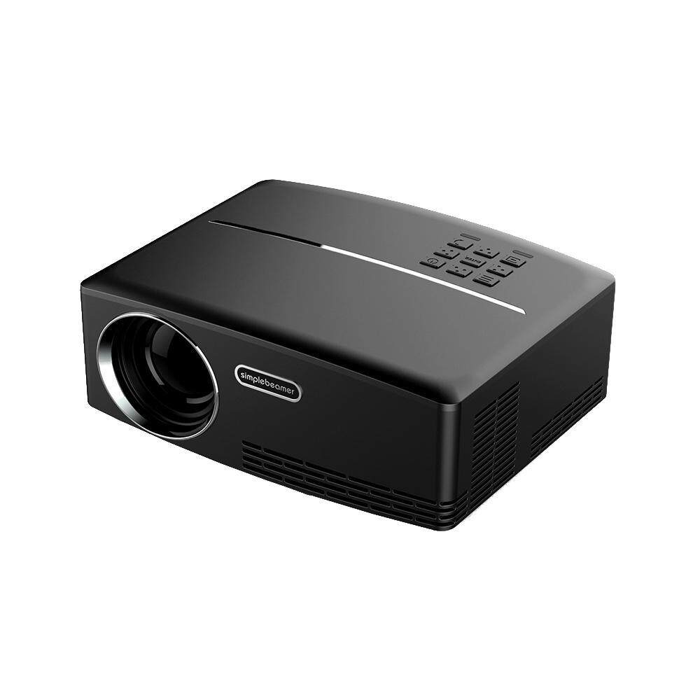 Chongqing Mini Rumah Theater Cinema Proyektor Portabel Multimedia Penyangga 1800 Lumens 1080 P/HDMI/USB/SD Kartu /VGA/AV untuk Film Video Bisnis Televisi Laptop Permainan-Internasional