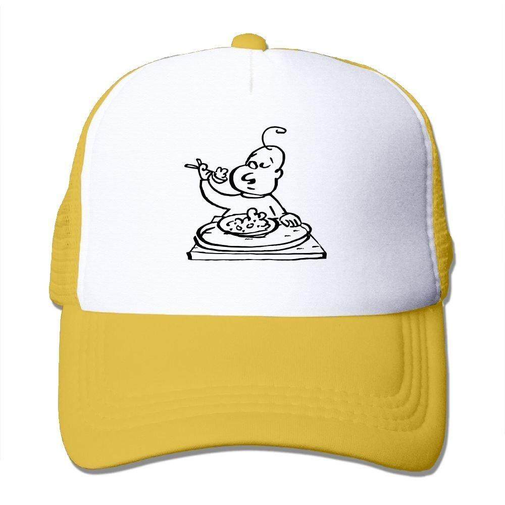 NONGFU Polite Baby Eating Very correctly At Table Big Foam Snapback Hats Mesh Back Adjustable Cap - intl