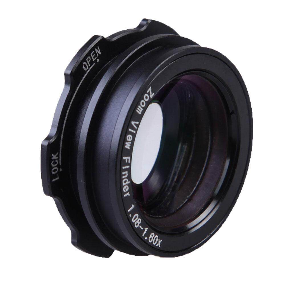 yukufus 1.08-1.60X Zoom SLR Viewfinder Eyepiece Magnifier For Canon Nikon Sony(Black)