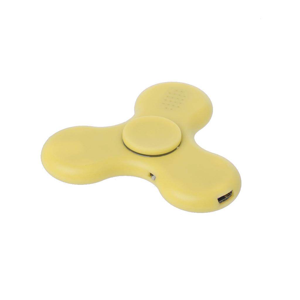Tangan Spinner Dibangun Di Bluetooth Pembicara LED Ringan Anti-Stress Fingertip EDC Mainan-Internasional