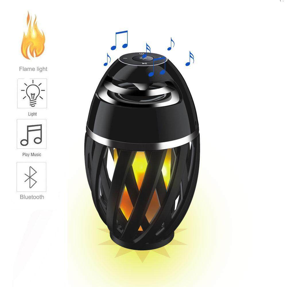 Oanda Mini Portabel LED Flame Meja Lampu Bluetooth Pembicara Suasana Lampu-Internasional