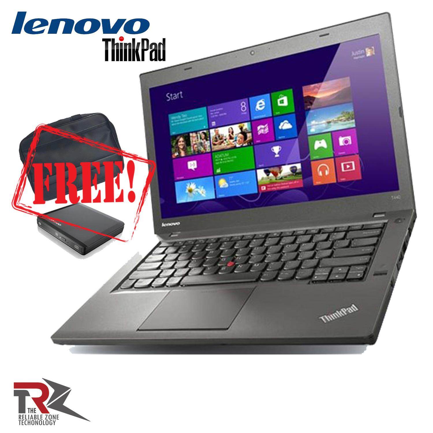 LENOVO ThinkPad X240 - 12.5inch - Intel Core i5-4300U - 4GB RAM - 500GB HDD - EXTERNAL DVD- RW - WINDOWS 7 PRO 64 BIT ( FREE EXTERNAL DVD RW AND LENOVO CARRY CASE FREE) Malaysia