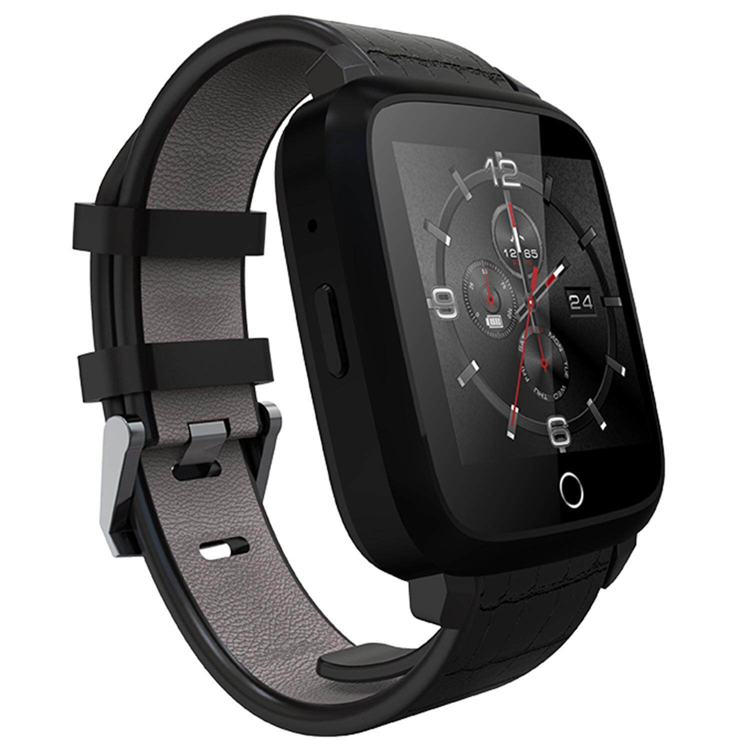 Woowof U11S 3G WIFI Android 5.1 Smartwatch dengan 1 GB Ram 8 GB ROM GPS Tertanam Chip, kompas, Browser, Mendukung Kesehatan Monitor Aplikasi Download