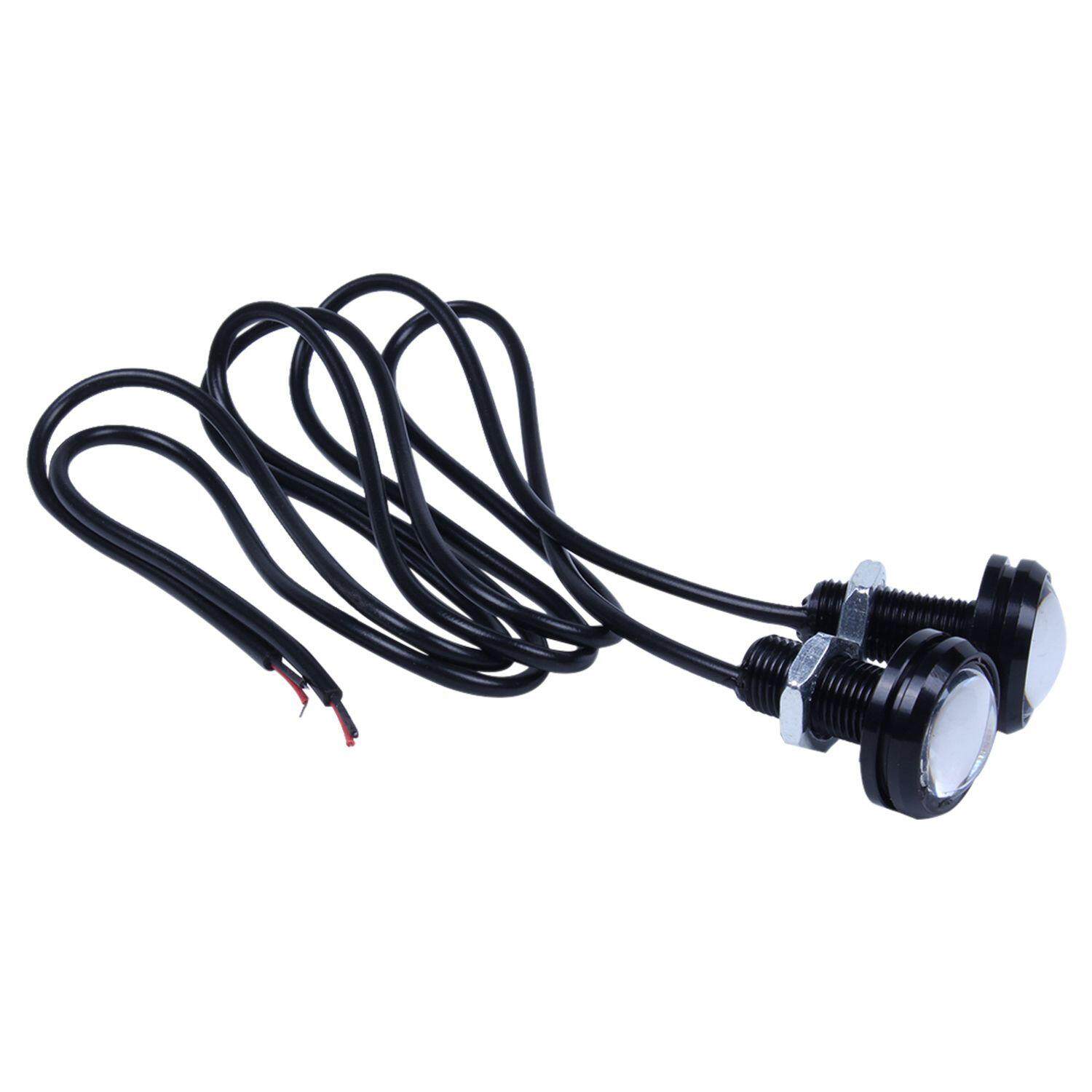 10pcs 9W 24V 23MM LED Eagle Eye Light Car Fog DRL Daytime Reverse Parking Signal blue
