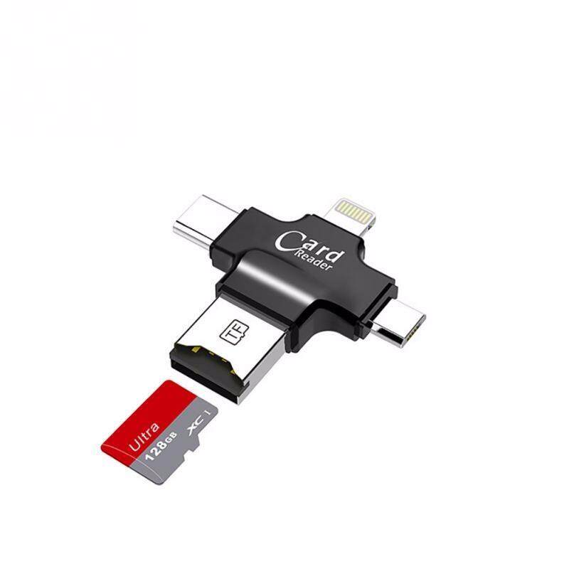 4in1 IOS Micro USB Type C OTG Micro SD TF Card Reader For Android IPhone 7 6S SE August 2018 - 4 4in1 iOS Micro USB Type C OTG Micro SD TF Card Reader for Android iPhone 7 6S SE - 4