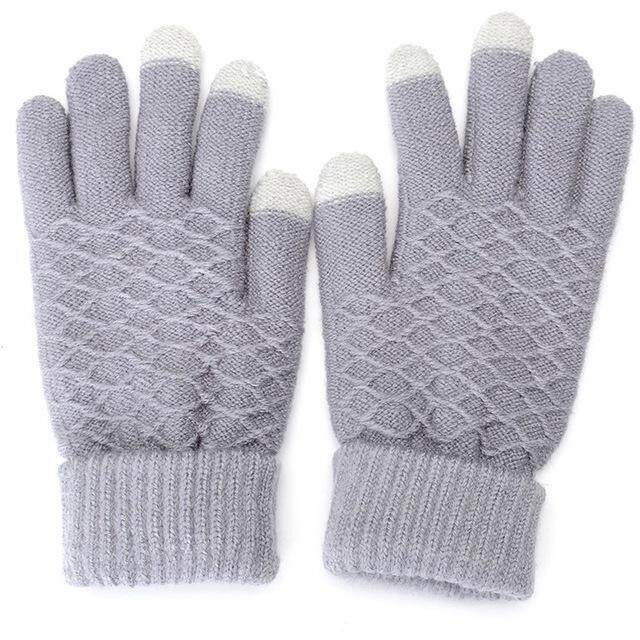 Touch Screen Soft Cotton Winter Gloves Warmer Driving Gloves For Men Women
