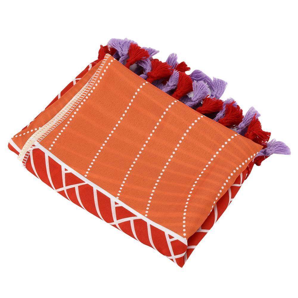 Tapestry Rumbai Pelangi Gaya Rumah Dekorasi Hiasan Dinding Selimut Pantai Cape (100 CM * 45 Cm) -Internasional