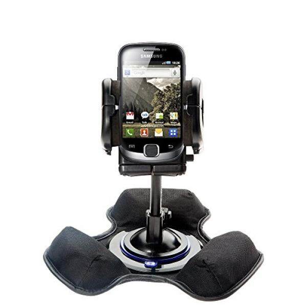 Dua Gunung Dalam Satu: dasbor Universal Mount dan Fleksibel Kaca Depan Gunung untuk Samsung GT-S5670 Menyediakan Pilihan untuk Mengamankan Perangkat ANDA-Intl