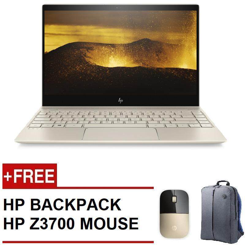 HP ENVY 13-AD100TX NOTEBOOK(I5-8250,8GB,256GB SSD,MX150-2GB,W10,13.3,GOLD) FREE HP Z3700 WIRELESS MOUSE + HP BACKPACK Malaysia