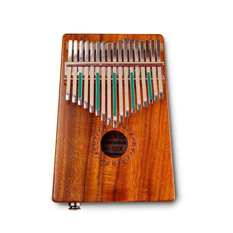 CECKO 17 Keys KOA Full Board Wood Finger Mbira Kalimba Keyboard Thumb Pocket Piano K17KEQ With Electric box Malaysia