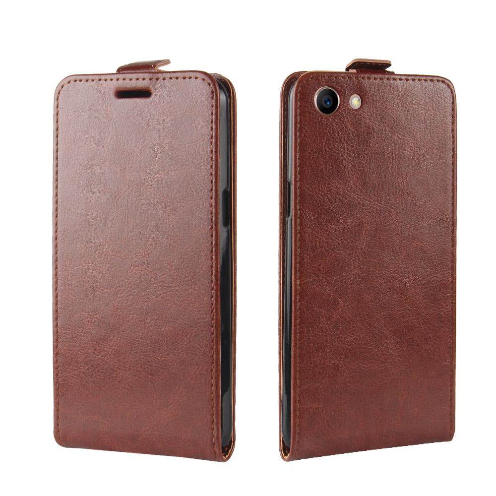 Moonmini Case Sarung untuk Oppo A83 PU Kulit Case Slot Kartu Pelindung Sarung dengan Penutupan Magnetik-Internasional
