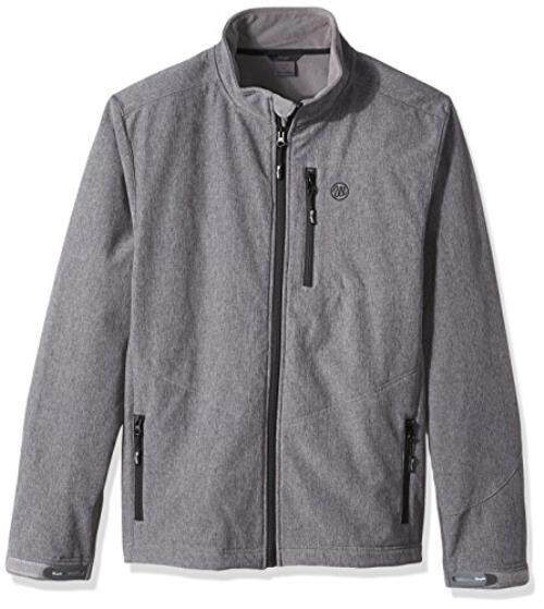 Wrangler Pria Besar dan Tinggi Air Repellent Jejak Jaket, Grey, 3X-Internasional