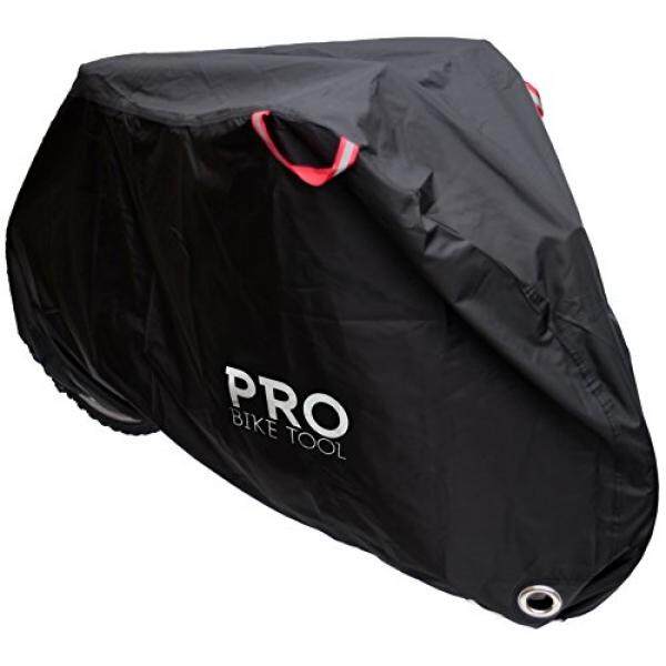 Pro Sepeda Sarung untuk Luar Ruangan Sepeda Penyimpanan--Tugas Berat Bahan Ripstop, anti-Air & Anti-uv Perlindungan dari Segala Kondisi Cuaca untuk Gunung, 29er, Jalan, cruiser & Sepeda Hibrida-Internasional