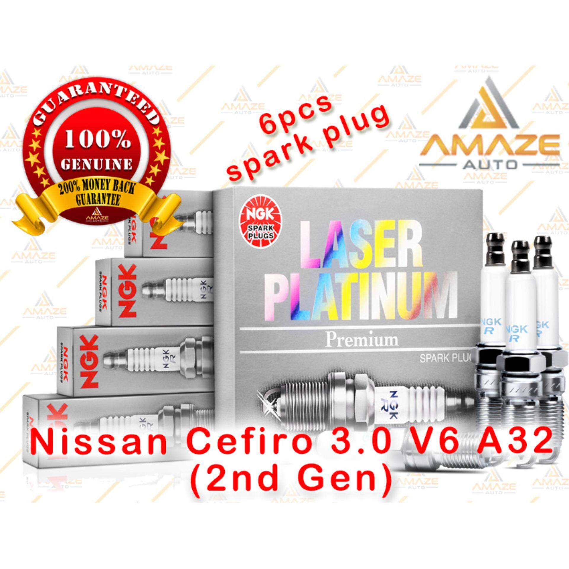 NGK Laser Platinum Spark Plug for Nissan Cefiro 3.0 V6 A32 (2nd Gen) (1997-2001)