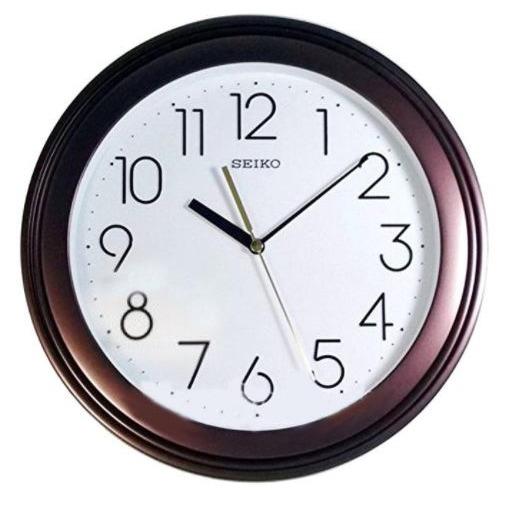 100% ORIGINAL SEIKO Quartz Analogue Brown Blue Wall Clock QXA577 (QXA577B QXA577L) [Jam Dinding]