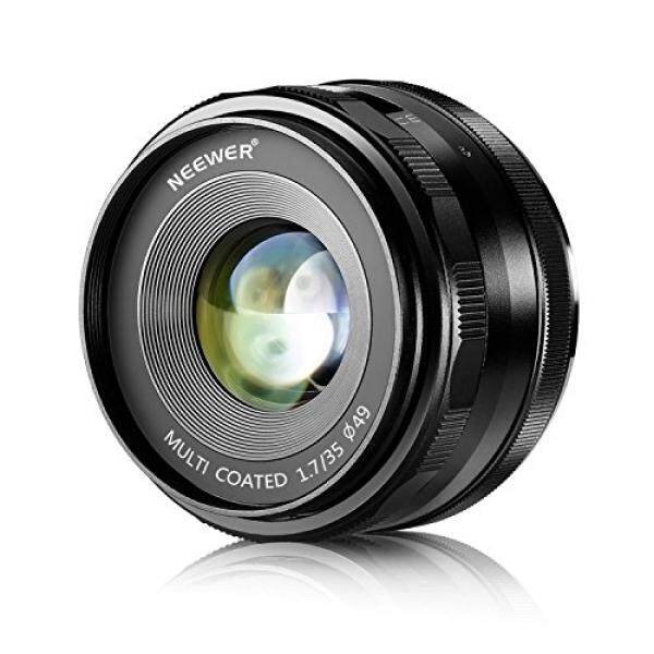 Neewer® 35 Mm F/1.7 Fokus Utama Fixed Lensa untuk Fujifilm APS-C Kamera Digital, seperti X-A1/A2, X-E1/E2/E2S, X-M1, X-T1/T10, x-Pro1/Pro2 (NW-FX-35-1.7)-Internasional