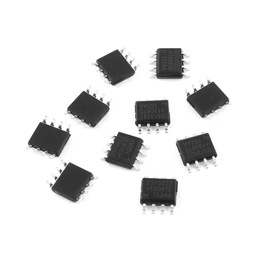 AXA 10 Pcs DS1302Z SOP-8 Trickle-Biaya Penunjuk Waktu Jam Real-Time IC Chip