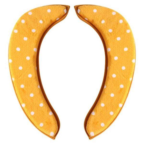 Saounisi Empuk Bantal Kursi Toilet, Saounisi Dewasa Kuning 1 Pack Hangat Bulu Halus Lembut Bulat Memanjang Mudah Dicuci Vinil Sekali Pakai Stiker Penutup-Intl