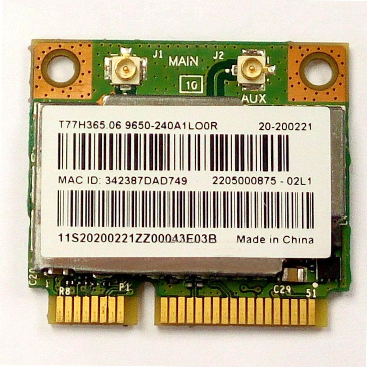 2x2 ABGN+BT4.0 WLAN Card BCM943228HMB,FRU 20200221 for Lenovo Y400 Y500 Y410P Y510P - intl