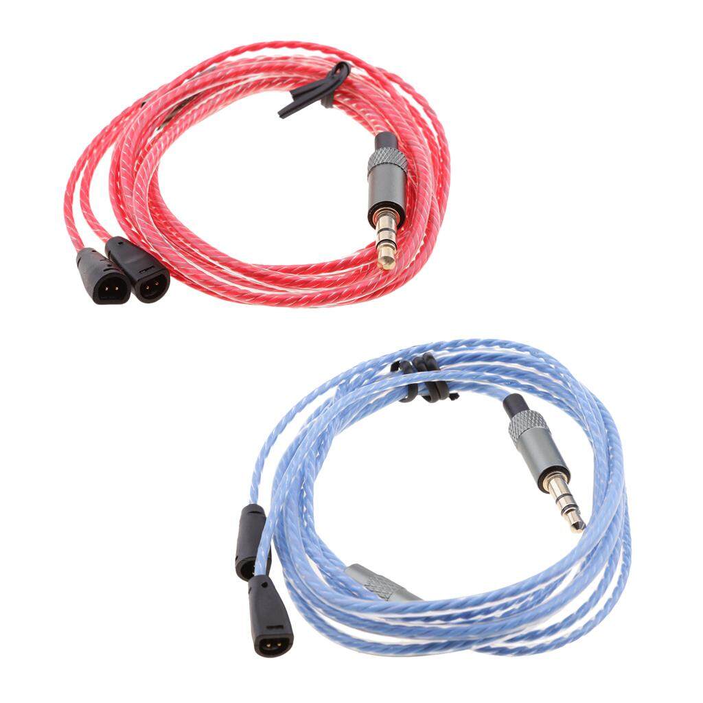 Miracle Shining 2 Pieces Upgrade Cable for Sennheiser IE8 IE80 IE8i Earphones - intl