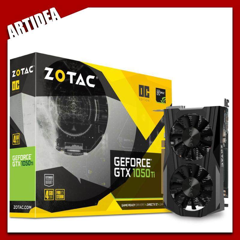 ( NEW SEAL UNIT ) ZOTAC MALASIA GTX 1050 TI OC EDITION 4GB | ARTIDEA