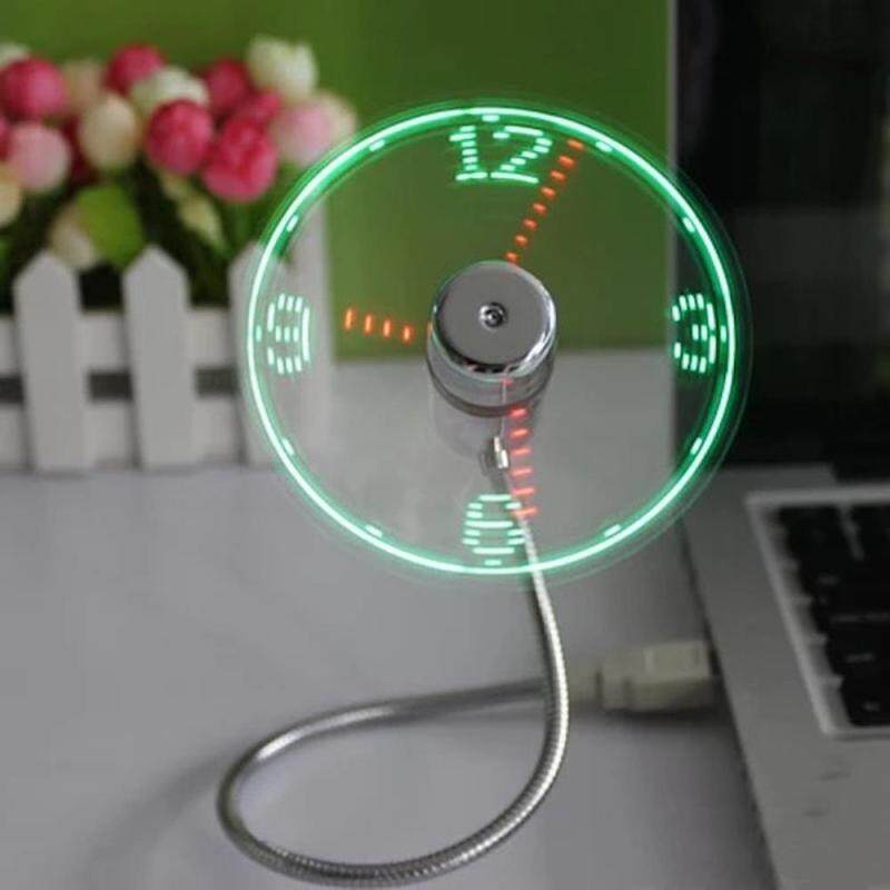 Bảng giá Usb true clock led fan usb snake fan real time clock display laptop fan mini fan - intl Phong Vũ