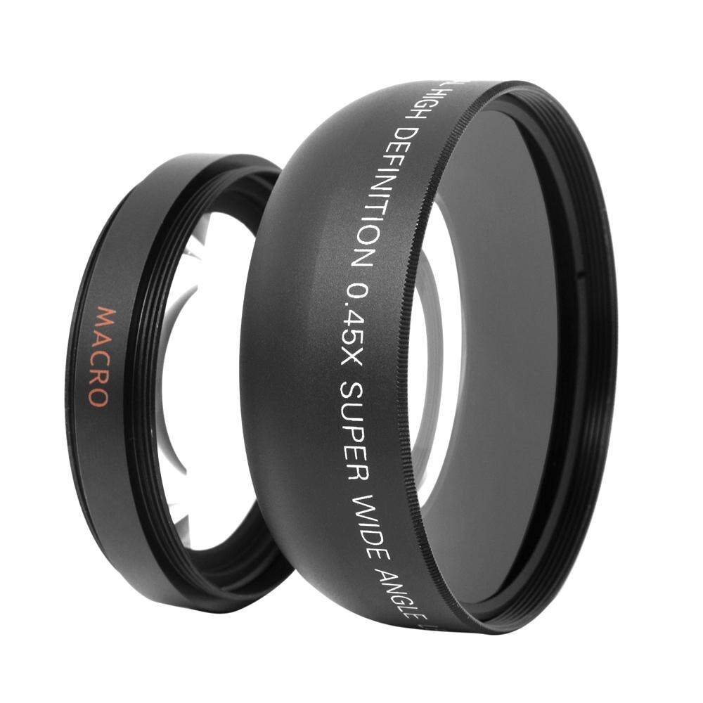 HD 52 Mm 0.45X Wide Angle Lens dengan Lensa Makro untuk Perkakas Bertualang Pentax 52 Mm DSLR Camera-Intl