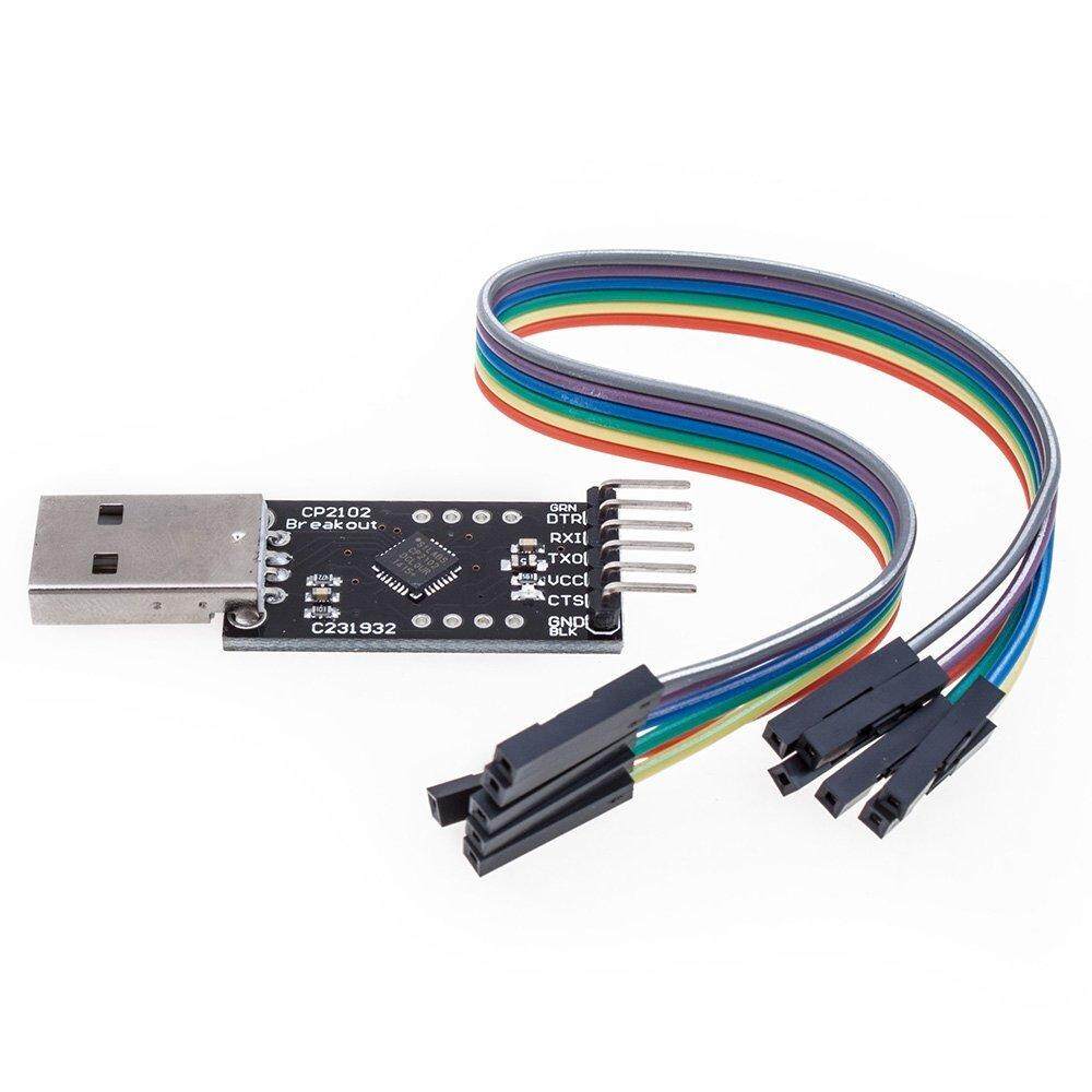 Doxiy Andal 6 Jarum CP2102 Chip Modul USB 2.0 Ke TTL UART Modul 15.5*26.5 Mm-Internasional