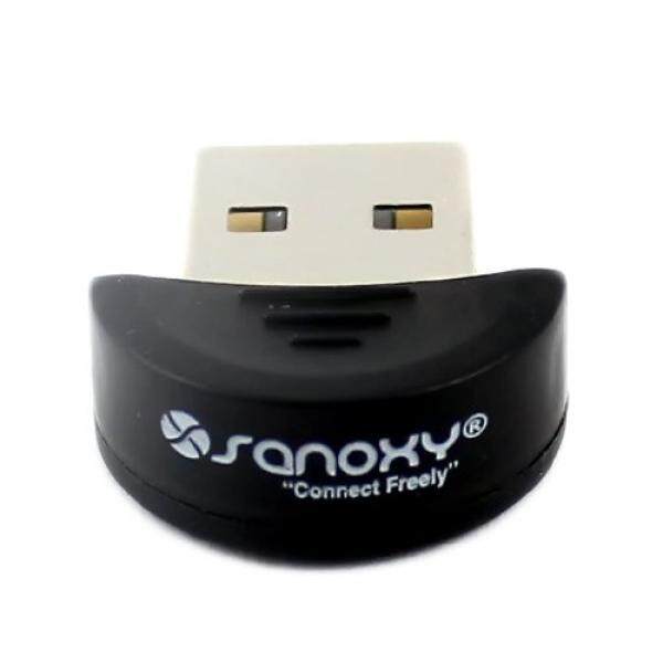 SANOXY® USB Bluetooth Wireless Adapter for HP, Gateway, eMachine, Dell or ANY Laptop/PC Running Windows 98, 98SE, ME, 200, XP, Windows Vista, Windows 7 - intl