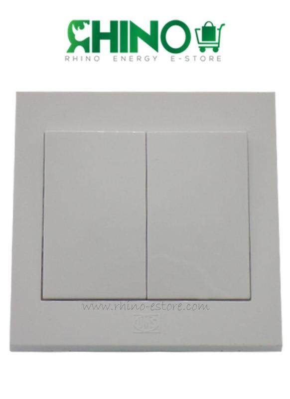 UMS DESIGN 2 GANG 1 WAY SWITCH