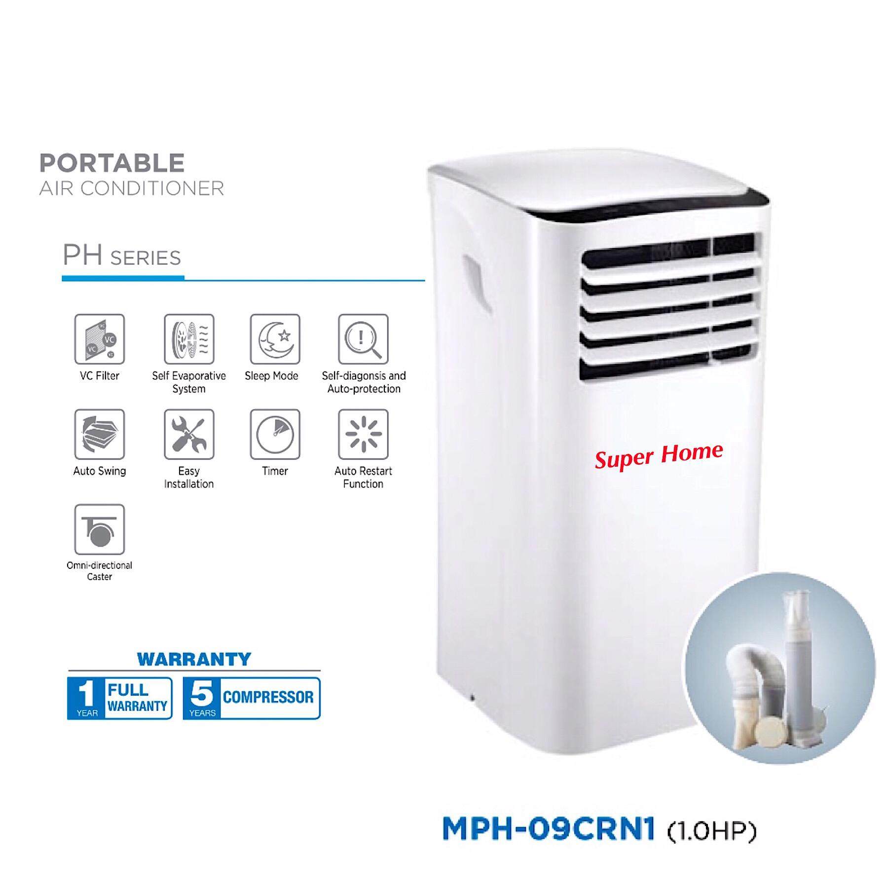 Midea MPH09CRN1 1.0hp Portable Air Conditioner R410A PrestoMall