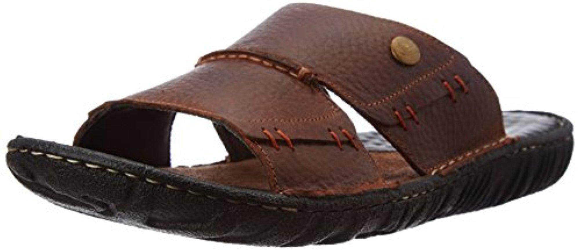 Hush Puppies Men's Brown Leather Flip Flops Thong Sandals - 8 UK/India (42 EU)(8744844) - intl