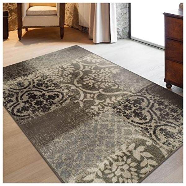 Bed Skirts For Runners S Brands Review In Superior Bristol Collection Area Rug 8mm Pile Height With Jute Backing Chic Geometric Damask