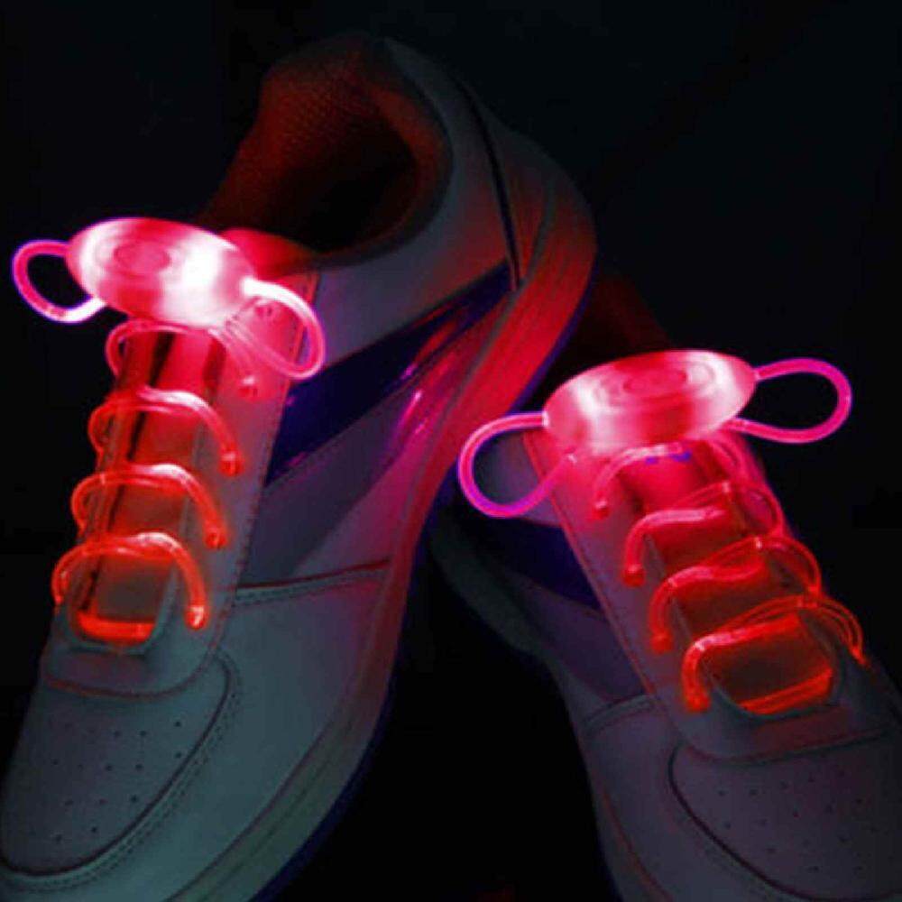 Colorful LED Shoelaces Shoe Laces Flash Light Up Glow Stick Strap Shoelaces