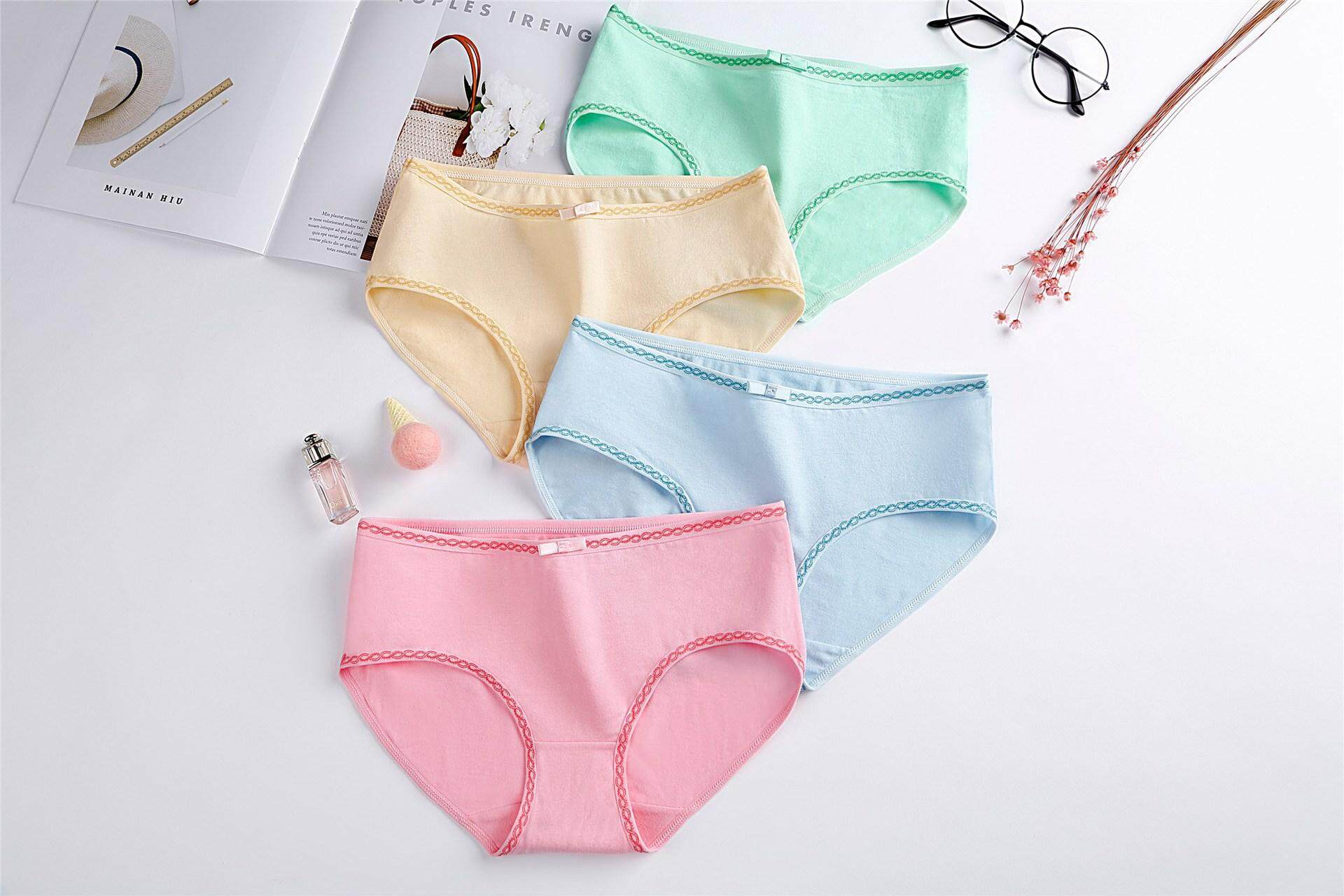 5x Soft Cotton Lace Comfortable Breathe Freely Women Ladies