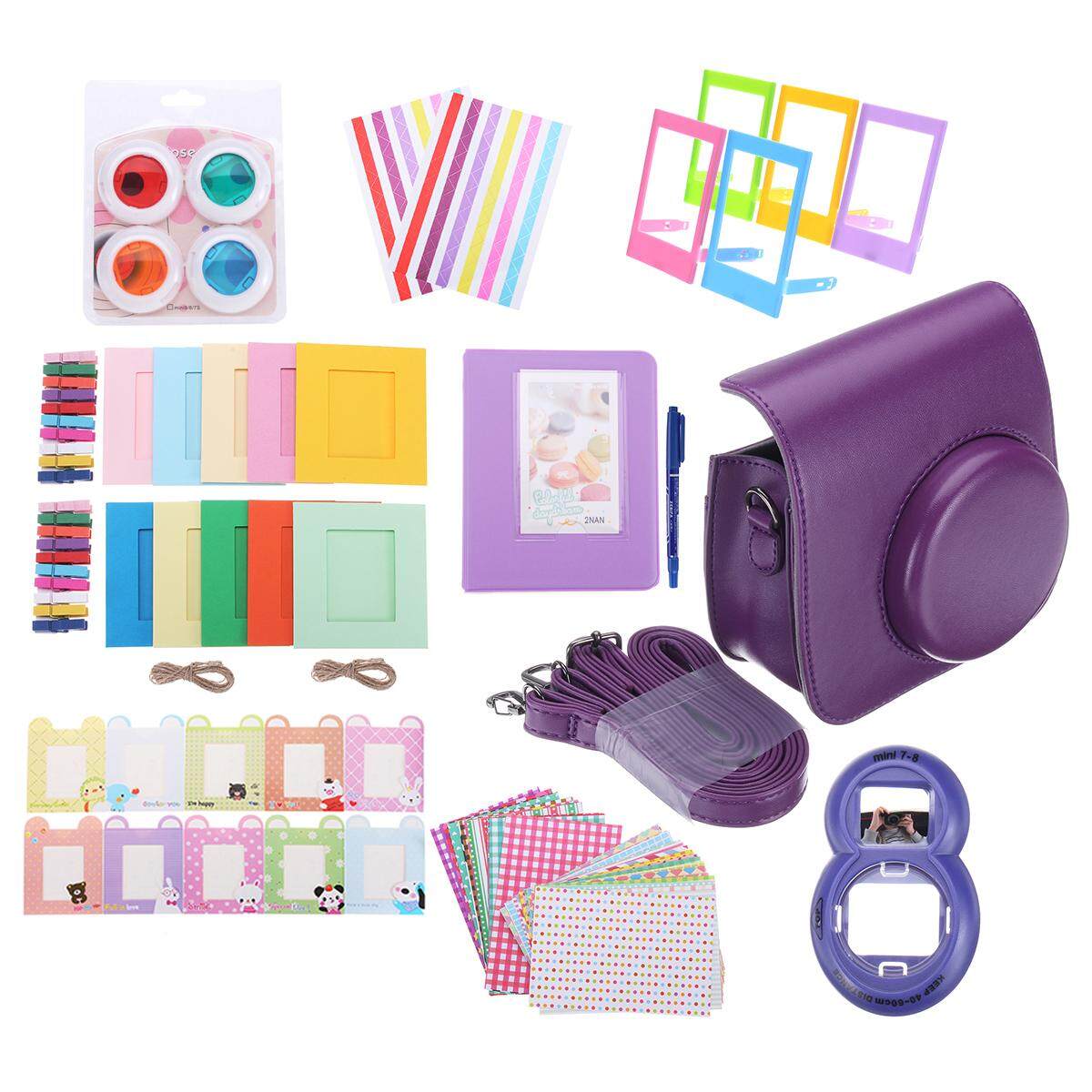 9 in 1 Instant Camera Bag Case Bundles Set for Fujifilm Instax Mini 8 Mini 9 UK - intl