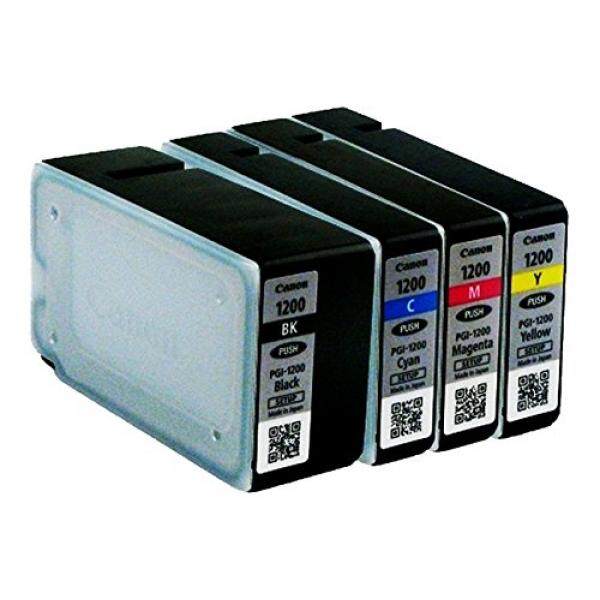 CANON MAXIFY PGI-1200 Katrid Tinta Asli Paket Lengkap Multi Pack (Hitam, Cyan, Magenta, Kuning) CANON MAXIFY MB2020 MB2030 MB2320 MB2050 MB2350 MB2120 MB2720-Intl
